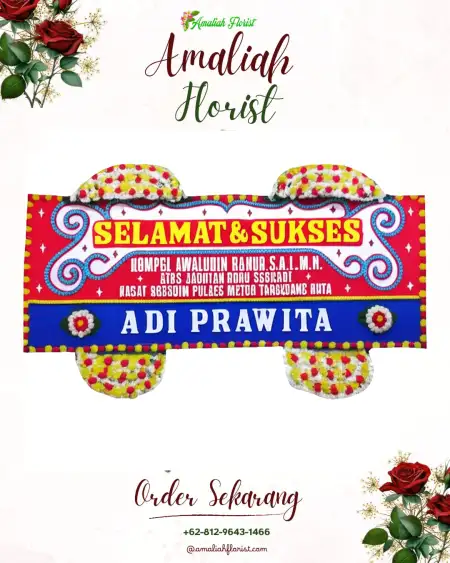 Papan Bunga Ucapan Selamat Sakurjaya